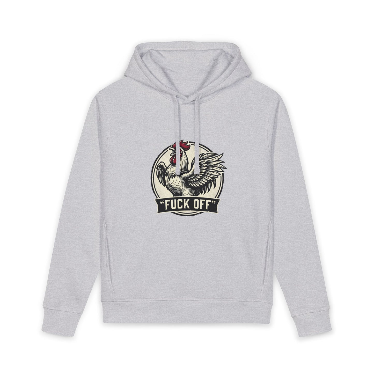 Rooster 'Fuck Off' Graphic Hoodie