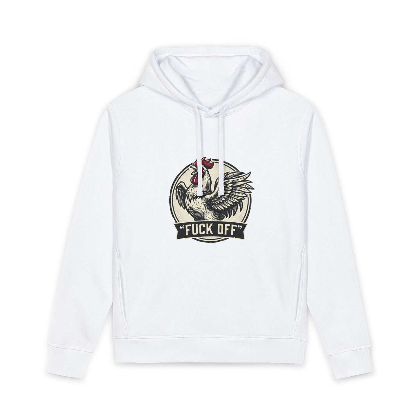 Rooster 'Fuck Off' Graphic Hoodie